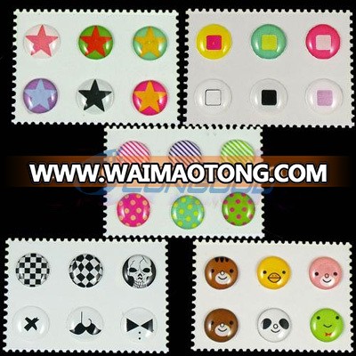 New Pattern Home Button Stickers For Iphone 4S for Iphone 5 for Ipod touch for Ipad3