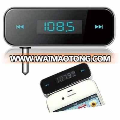 3.5mm Jack FM Transmitter with Car Charger for iPhone 6 7 8 for iPhone X