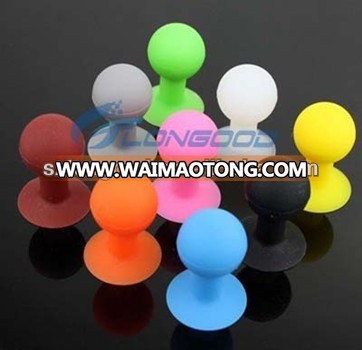 Mini Ball Suction Silicone Rubber Stand Holder for Iphone (3, 4, 4s, 5) for Ipod, for Samsung Galaxy (S2, S3, S4) and More