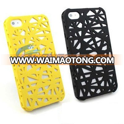 Luxurious Double-layer Bird's Nest Plating Hard Case Cover For iPhone 5G